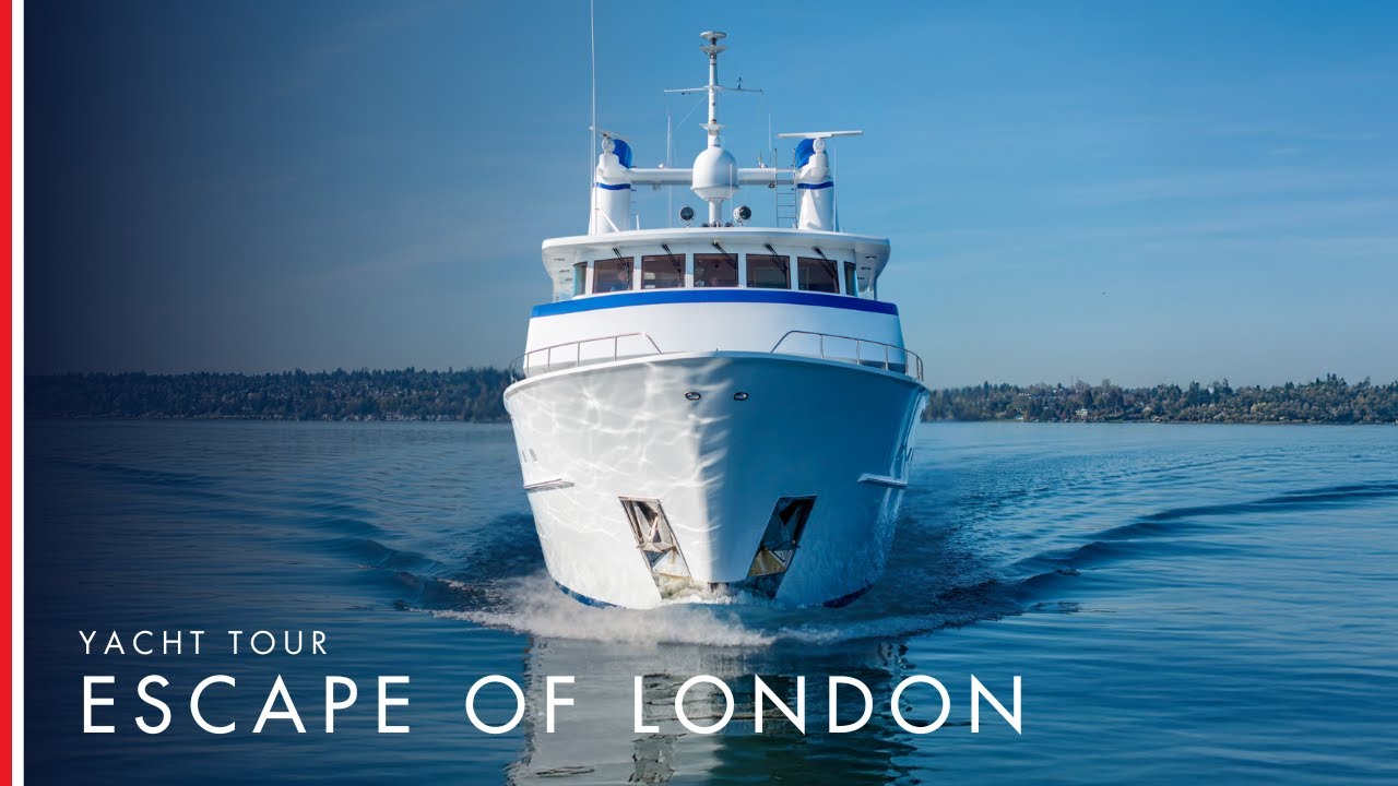 ⁣ESCAPE OF LONDON | 36M / 120', Trident Shipworks - Yacht for Sale