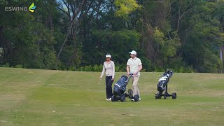 Looking for the Ultimate Golf Trolley? | Auto-Follow Electric Cart with Remote Control! #GolfTrolley