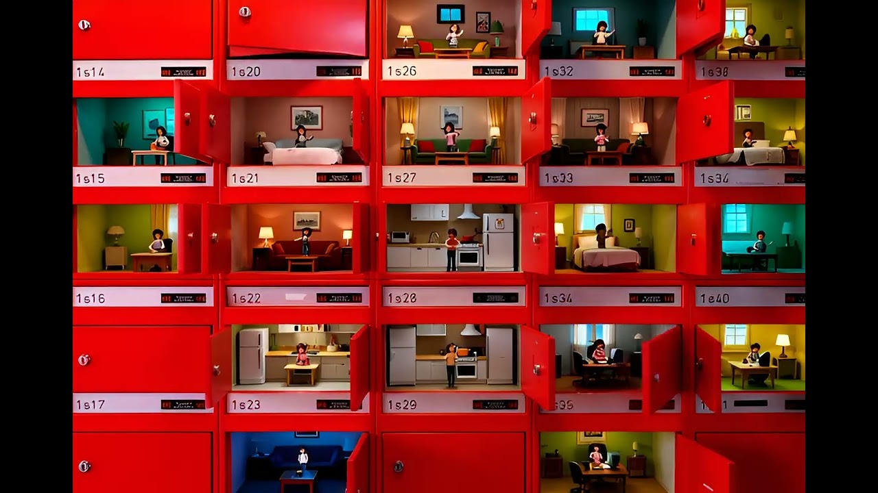 AI Mailbox Magic: Tiny Minimalist Apartments Inside! 🏠📬🔥