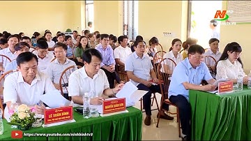 Đại biểu HĐND tỉnh tiếp xúc cử tri huyện Yên Mô