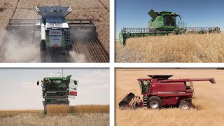 Chasing Combines Across Montana - Harvest 2022