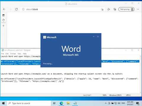 Microsoft Word Remote Code Execution PoC