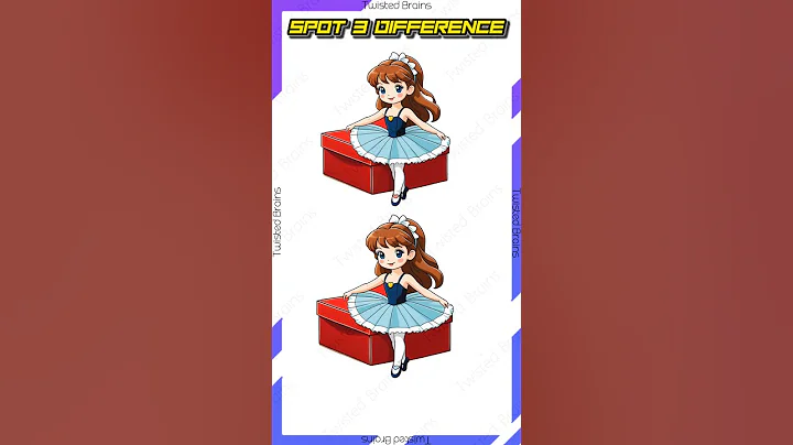 Spot the difference hard level | Find 3 differences No. 119 | #shorts  #ytshorts #findthedifference