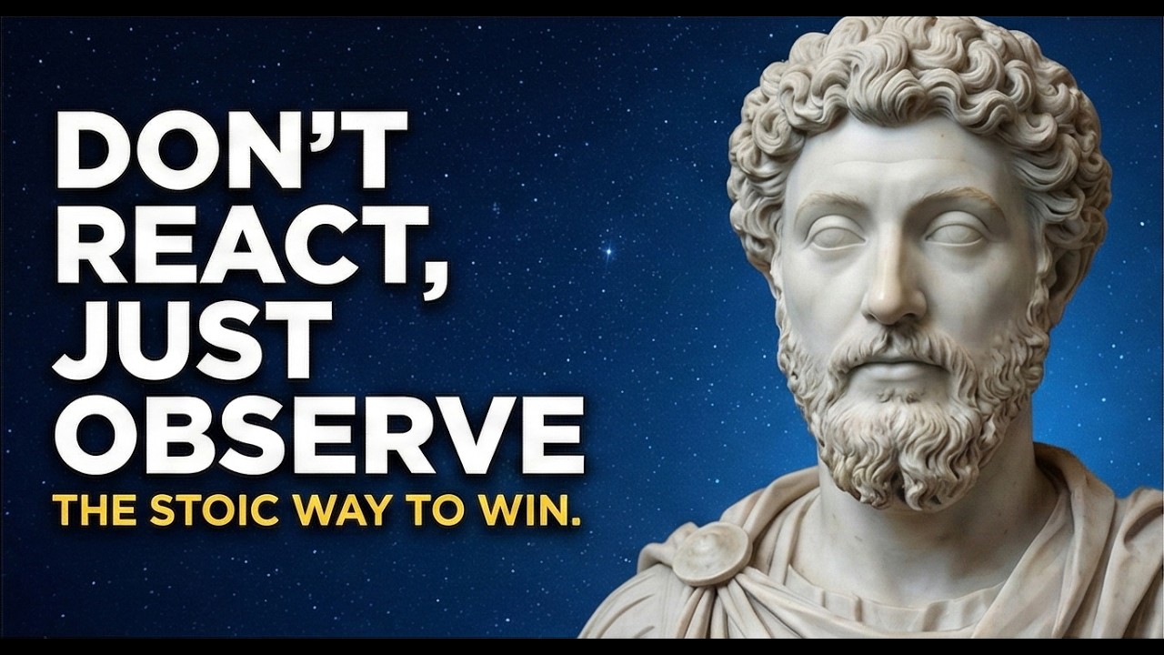 Don't React, Just Observe: The Stoic Way to Win : The Art of Winning Without Speaking