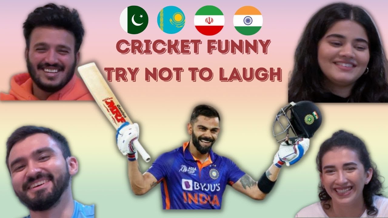 TRY NOT TO LAUGH CHALLENGE | Funny Cricket | FUNNY REACTION ...