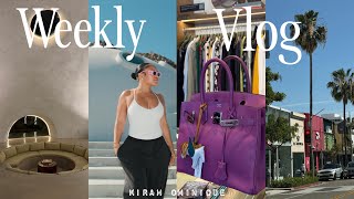 VLOG: living in LA + trying all LA's viral spots + crazy desert staycation + shopping haul & more
