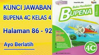 kunci jawaban bupena 4C kelas 4 halaman 86 - 92