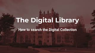 How to Search the Digital Collections Repository