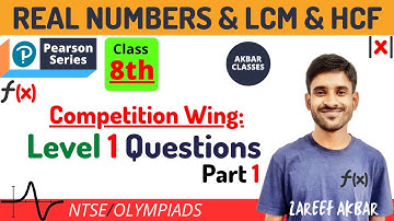 Class 8 | Real Numbers and LCM and HCF | Level 1 Q Part 1 | Pearson IIT Foundation