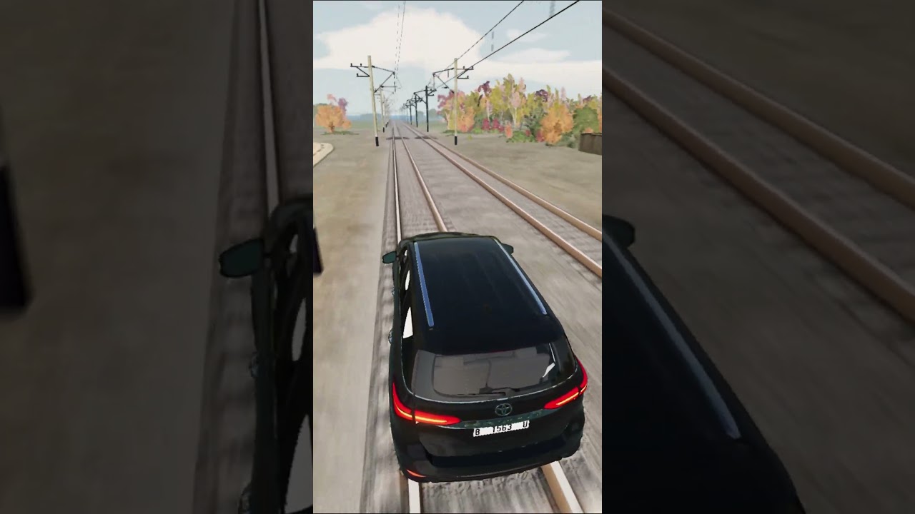 🎬 Driving a Fortuner on Train Tracks at MAX Speed – Crazy Test! 