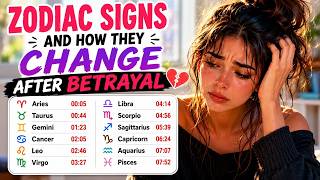 Zodiac Signs and How They Change After Betrayal