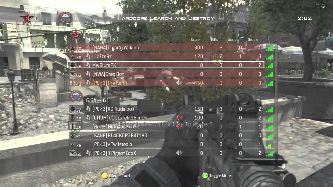 Modern Warfare 3 Griefing- MY CLAN! (ANGRY RAGE)