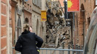 Toulouse : effondrement d'un vieil immeuble dans le centre | AFP Images