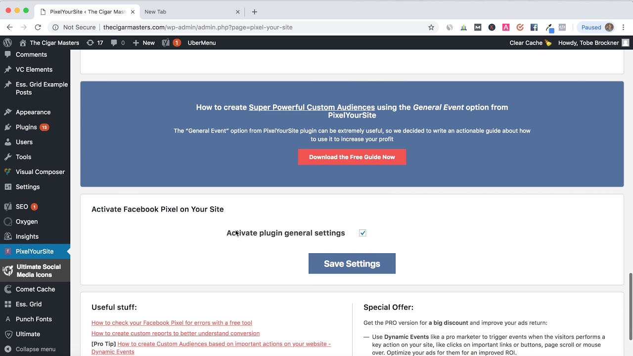 How to Install Your Facebook Pixel Code in Wordpress