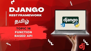 Function Based API in Django Rest Framework in Tamil