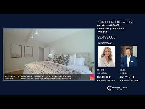 2096 Ticonderoga Drive, San Mateo, CA home video tour