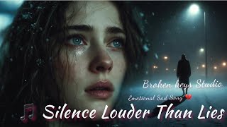 Silence Louder Than Lies – Broken Keys Studio Emotional Sad Song 💔 | Slow Pop / R&B Heartbreak.