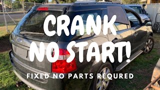 FORD Territory, Crank NO Start Fixed in 2 minutes!!!!