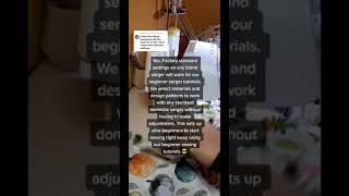 Serger factory settings will work