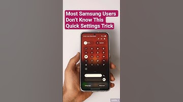 Most Samsung Users Don’t Know This Quick Settings Trick #samsung