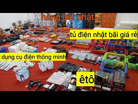 Video Xả kho hàng bãi, tủ điện nhật , ê tô nhật, Xạc ác quy... - youtube