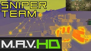 MAV Game ► Mech Sniper Team (4v10 MAV Sniper gameplay) screenshot 5