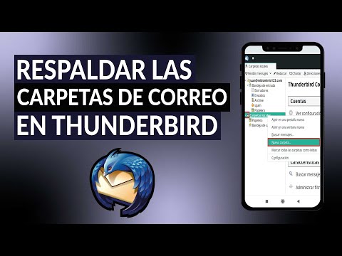 Cómo guardar o respaldar las carpetas de correo en MOZILLA THUNDERBIRD