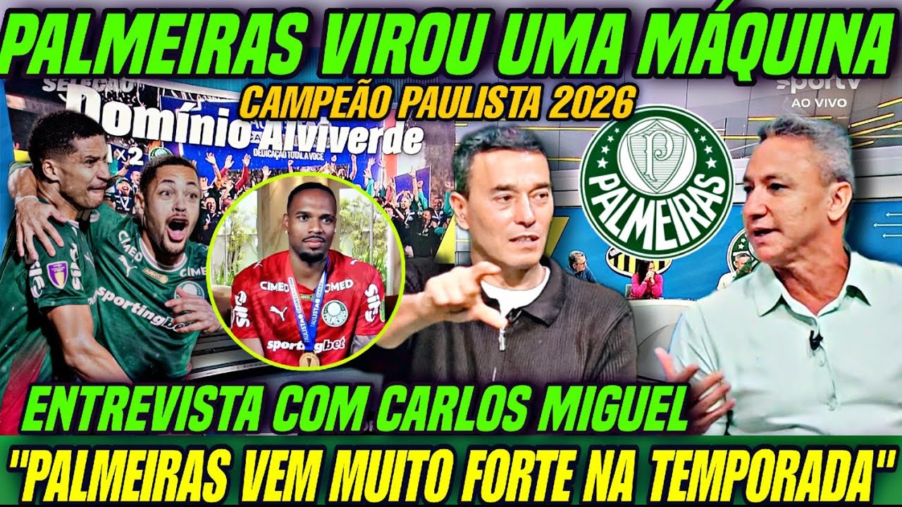 PALMEIRAS VIROU UMA MÁQUINA! 🟢 Campeão Paulista 2026 | Domínio Alviverde!