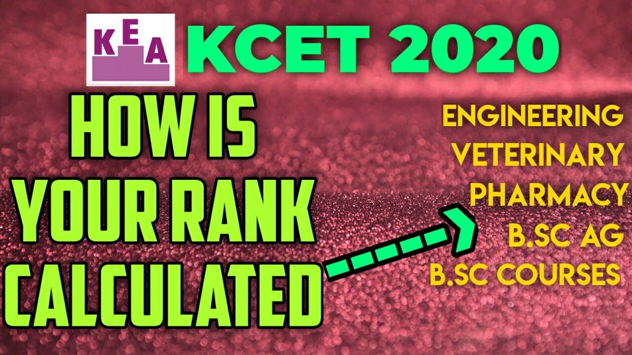 Kcet 2021 : How Is Your Rank Calculated For #B.Sc #Engineering #Veterinary #Pharma #Pcb #Pcmb 🤔