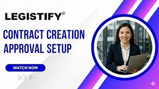 Set Up Contract Creation Approval Workflows in Minutes | Legistify Legal Tech Tutorial