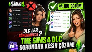 the sims 4 dlc indirirken not installed ve bozulma hataları