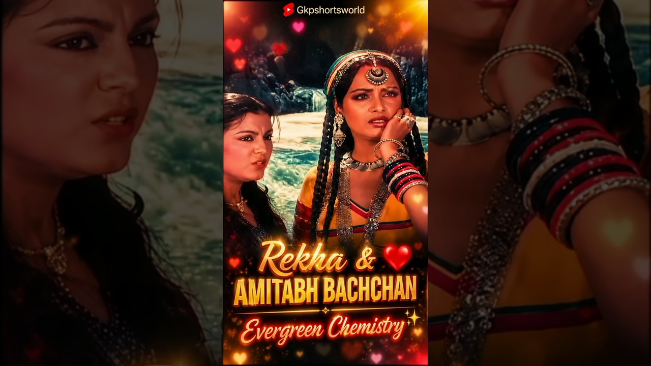 Rekha Amitabh ka iconic movie scene |  Evarigarin Chemistry Love ❤️#youtubeshorts #trending #shorts