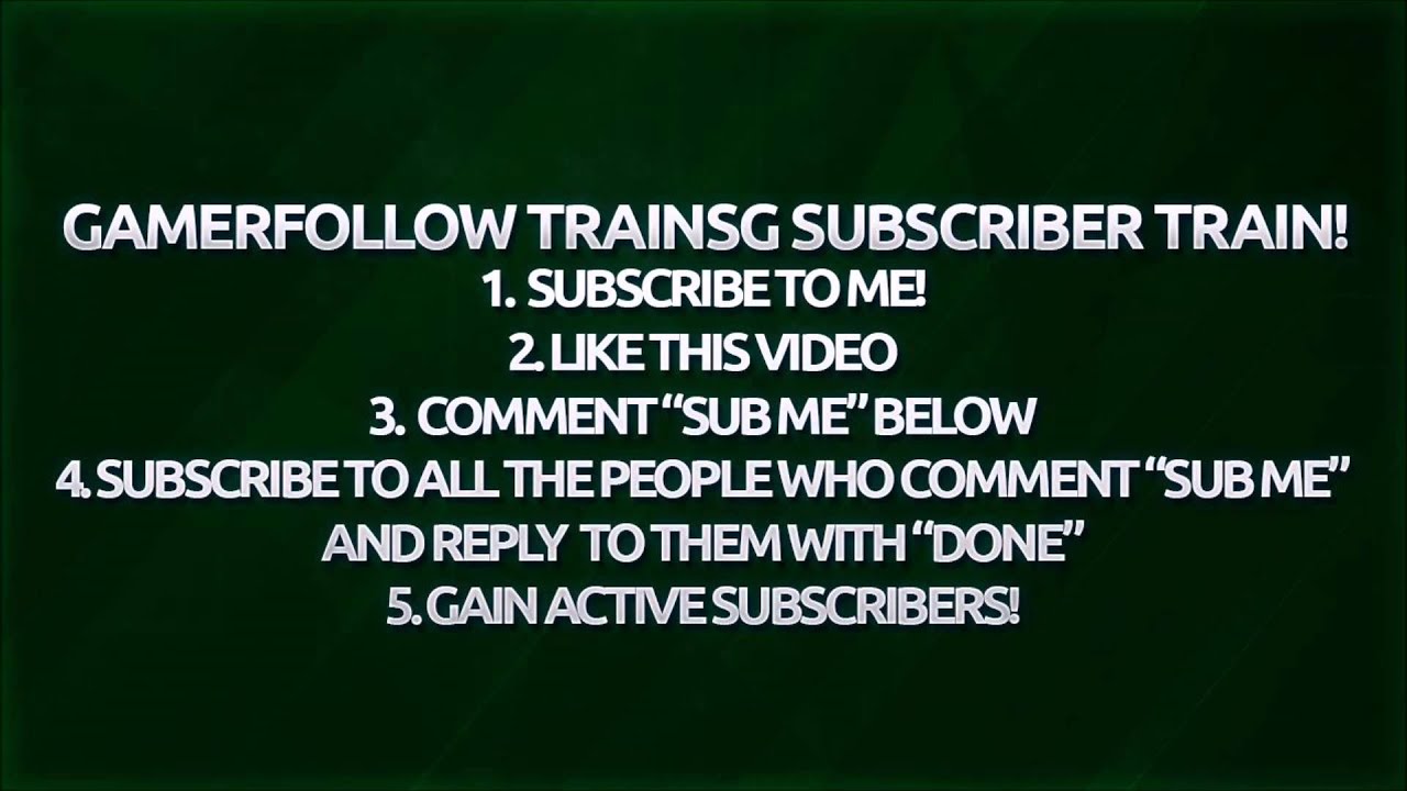 FTG - Subscriber train #1