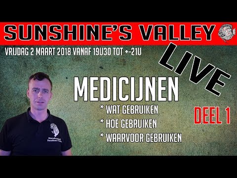 🔴 LIVE: Medicijnen: wanneer gebruiken, waarvoor en welke gebruiken? | Aquarium Sunshine Valley