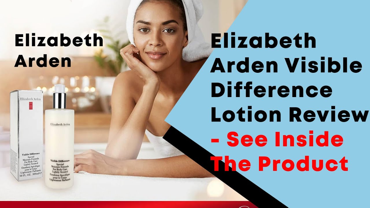 vinde Diverse varer peber Elizabeth Arden Visible Difference Lotion Review See Inside The Product -  YouTube
