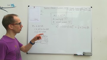 Reform maths functional skills Sample Assessment L2 (Calc) - Q12 (FORMULAS & COMPOUND INTEREST)