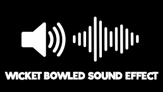 Wicket Bowled Sound Effect🔊🔊 | Red-Ball Sports | #cricket #viralvideo #soundeffects