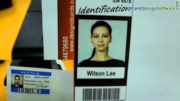 Easy to create and print professional ID cards using DRPU ID card design software