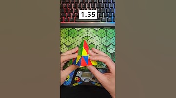 Pyraminx Solve of the Day 8/17 - 1.55 #pyraminx #rubikscube #cubing #speedcubing #puzzle #shorts