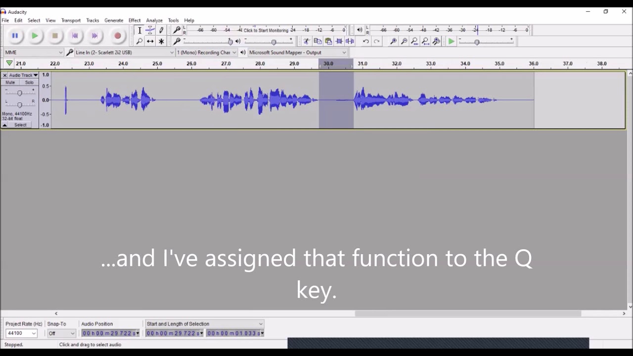 Keyboard Shortcuts In Audacity - An Introduction