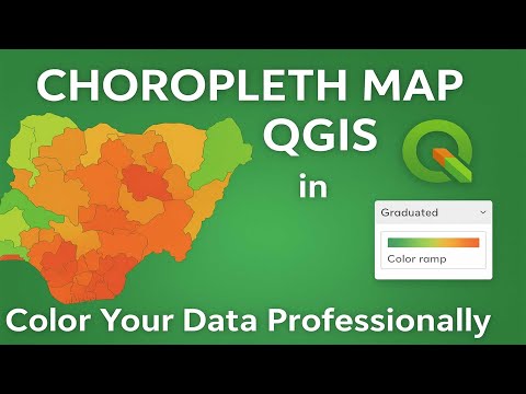 How to Create a Choropleth Map in QGIS | Visualize Data with Color Gradients