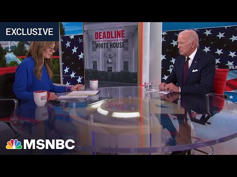 EXCLUSIVE: Watch President Biden's full interview with MSNBC's Nicolle Wallace