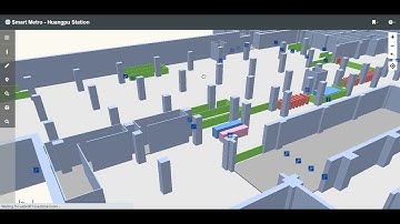 Indoor 3D Web Maps - Wuhan Huangpu Station V1
