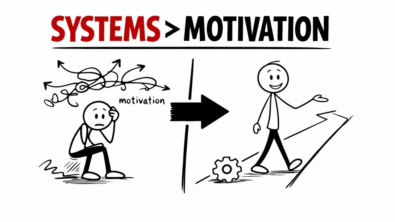 Build Simple Systems That Change Your Life (No Motivation Required)