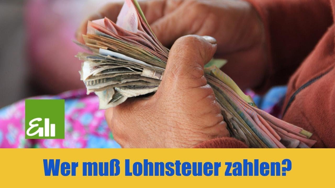 New Wer muß Lohnsteuer zahlen? Steuern verstehen!