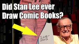 Did Stan Lee ever draw comic books?