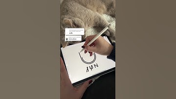 Noire Studio JUN Logo Design Reveal Using Procreate and Apple Pencil #procreate #logodesign