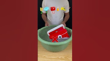 PROBEER TE RADEN HOEVEEL TISSUEPAPER HET NODIG HAD! #experiment #voldoening #asmr #voorjou #water