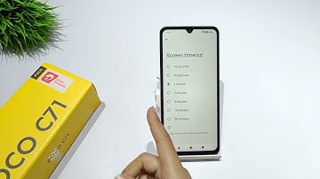 How to fix screen timeout problem in poco c71 5g  | poco c71 5g me auto screen off kaise badhaye