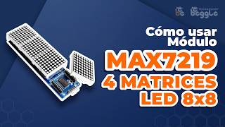 Matriz LED MAX7219 🔵⚡ Cómo programarla con Arduino | Texto y animaciones